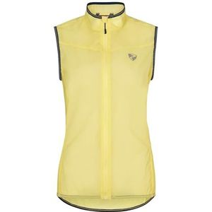 Ziener Dames NAWINA windvest - fiets|mountainbike|outdoor - winddicht, ademend, waterafstotend, ananas, 40