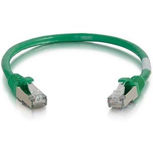 C2G 4M SCat5e Ethernet netwerk Patch kabel (STP) Booted & Shielded GRN