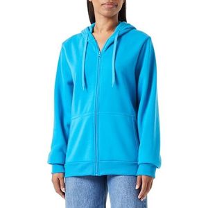 hoona - Sweatvest - Kobaltblauw - Capuchon met Ritssluiting