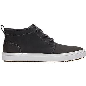 TOMS Carlo Mid Terrain Sneaker voor heren, Gesmeed Ijzer Leer, 47.5 EU