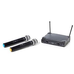 Bespeco GM905R dubbele radiomicrofoon, draadloos, handheld Vhf