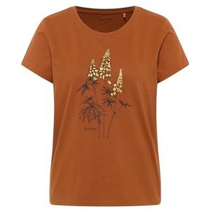 MUSTANG Dames Style Alma T-shirt, Caramel Café 7169, S