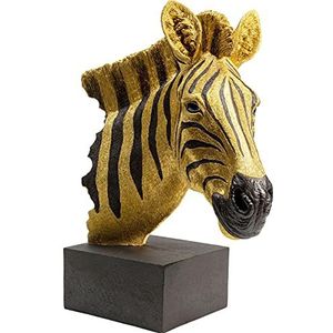 Kare Object Zebra Gold 35cm decoratie, kunststof, 35x17x45,5cm