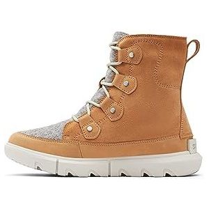 Sorel Dames Explorer II Joan Waterproof casual winterlaarzen, Brown Tawny Buff X Moonstone, 38 EU