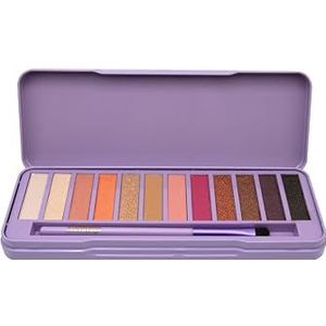 bonvoyage Essentials Hollywood Dreams, Oogschaduw Palette met Kwast, Bevat 12 Glitter- en Matte Oogschaduw Tinten Geïnspireerd door Hollywood Divas, Romige en Blendbare Formules