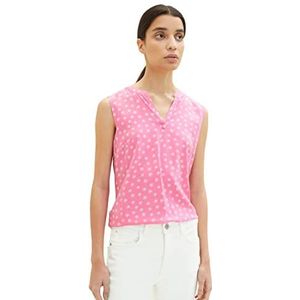 TOM TAILOR Dames 1037428 blouse, 32706-Pink Dandelion Design, 42, 32706 - Pink Dandelion Design, 42