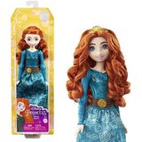 Mattel Disney Prinsessenspeelgoed, Merida Beweegbare Modepop met Glinsterende Kleding en Accessoires Geïnspireerd op de Disney en Pixar Film, Cadeau voor Kinderen HLW13