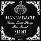 Hannabach 815 Medium Tension Klassieke gitaarsnaren ProfiPack Silver Special 10 sets plus 3 extra D4 snaren
