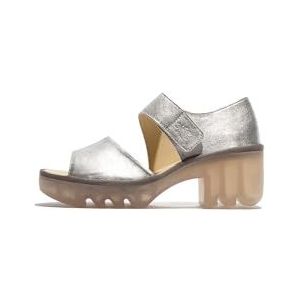 Fly London Dames TAAR558FLY Sandaal, Zilver, 4 UK, Zilver, 37 EU