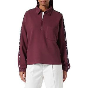 Replay Dames W3706 Sweatshirt, 459 Burgundy, L