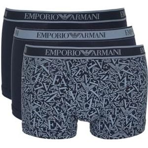 Emporio Armani - Boxershorts - Donkerblauw - Antraciet - Zwart - 3 Pack
