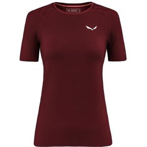 Salewa - Cristallo - Thermoshirt - Geen Kleur - Hybride Merino Wol, Korte Mouwen, Vochtafvoerend