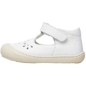 Naturino Indis ballerina's voor jongens, meisjes, wit, 19 EU, Wit, 19 EU