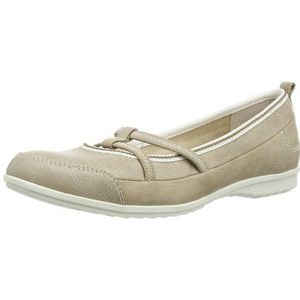 s.Oliver Casual 5-5-22107-22 dames ballerina's, Beige Pepper Antic 344, 42 EU