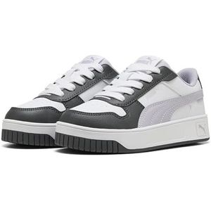 PUMA Carina Street PS, sneakers, wit-lila Crush-Dusky grijs, 30,5 EU, Puma wit/lila/grijs (White Lilac Crush Dusky Gray), 30.5 EU