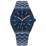 Tommy Hilfiger Analogue Quartz Watch voor dames met blauwe roestvrijstalen armband - 1782552