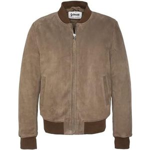Schott NYC Herenjas, donkerbeige, M