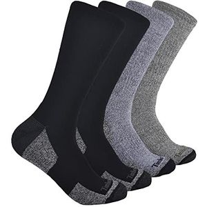 Timberland Men's Performance Crew Length 1/2 Cushion Socks 4-pack