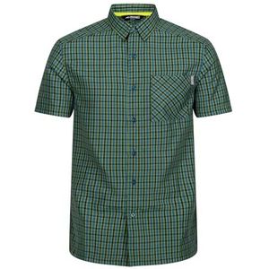 Regatta Heren Kalambo VIII Shirt met korte mouwen, Piquant Groen Marokkaans Blauw