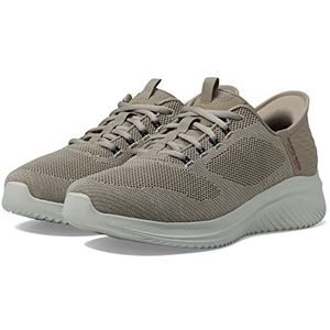 Skechers Ultra Flex 3.0 New Arc Slip-in Sneaker voor heren, Taupe, 43 EU