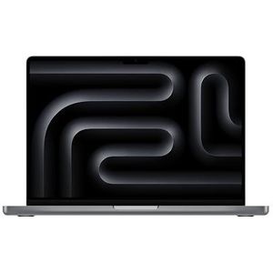 Apple 2023 MacBook Pro-laptop met M3-chip, met 8‑core CPU, 10‑core GPU: 14,2‑inch Liquid Retina XDR-display, 8 GB centraal geheugen, 512 GB SSD-opslag. Werkt met iPhone/iPad; Spacegrijs