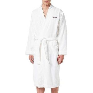 BOSS Heren Terry Dressing Gown, White100, XXL