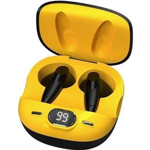 TWS K95 draadloze hoofdtelefoon in zwart met elegant design en hoogwaardige audio. Perfect om zonder kabels van je muziek en gesprekken te genieten. Geniet van volledige vrijheid.