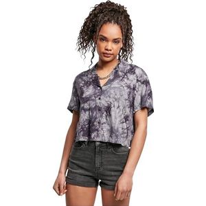 Urban Classics Dames Ladies Viscose Tie Dye Resort Shirt Shirt