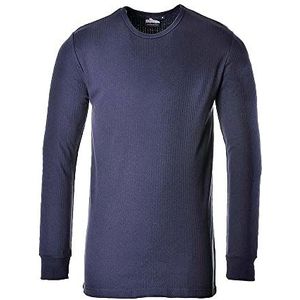 Portwest Thermisch T-Shirt Lange Mouw Size: XS, Colour: Marine, B123NARXS