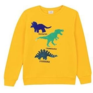 DeFacto jongens sweatshirt, geel, 8-9 Jaren