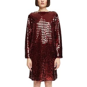 ESPRIT Dames 102EO1E331 Jurk voor Speciale Gelegenheden, 618/CHERRY RED 4, L, 618/Cherry Red 4, L
