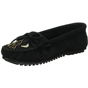 Minnetonka Xmocomoc slippers voor dames, zwart zwart, 36.5 EU