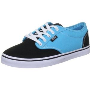 Vans Dames W Atwood Low (Textiel) Zwart Top, Zwart Licht Blauw, 38 EU