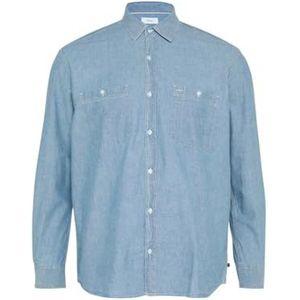Overhemd - Chambray - Heren - 100% Katoen - Lange Mouwen