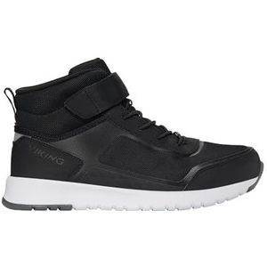 Viking Aerial Mid Wp 1v Wandelschoen voor kinderen, uniseks, zwart-grijs, 31 EU