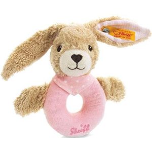 Steiff Hoppel Rabbit Rammelaar Roze 12 Cm. EAN 237591