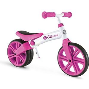 Mondo Toys - Y Velo - Velo Junior Balance Bike - loopfiets voor kinderen - gewicht tot 20 kg - kleur roze - 25342