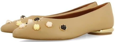 Gioseppo - Dovray - Ballerina's - Veelkleurig - Leren Ballerina's met Gewatteerde Zool