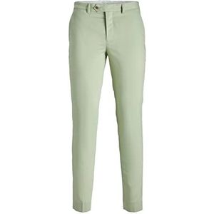 JACK & JONES Male broek Super Slim Fit pak, Celadon Green/Fit: super slim fit, 56