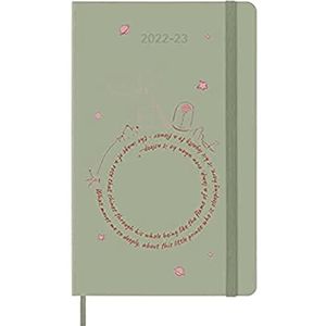 Moleskine - 18 Maanden 2022-2023 Limited Edition „Le Petit Prince” Weekplanner Met Harde Kaft En Elastische Sluiting, Maat Large, 13 X 21 Cm, Kleur Roze