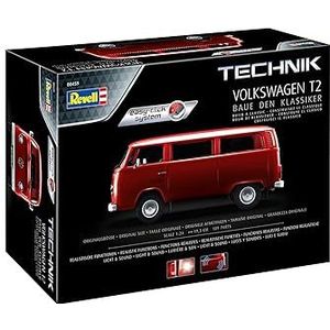 Revell Modelbouwset, Volkswagen T2 technologie, Easy-Click-bouwset, gedetailleerd voertuig, schaal 1:24, voor kinderen en volwassenen vanaf 10 jaar, medium