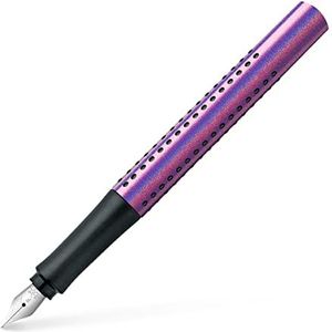 Faber-Castell 140841 - vulpen Grip Edition Glam, penbreedte F, violet, 1 stuk