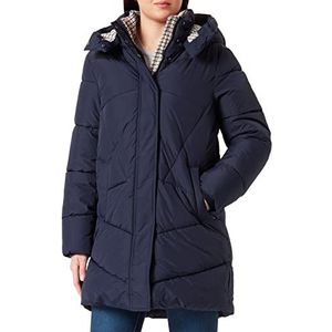 TOM TAILOR Dames Lange winterjas 1033560, 30025 - Navy Midnight Blue, XS