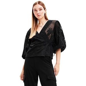 Desigual Dames Blus_Kassandra Blouse, zwart, M