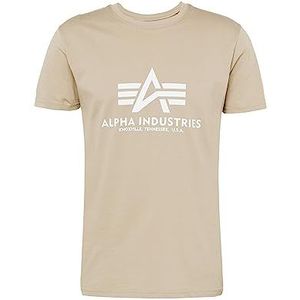 Alpha Industries Basis T-shirt Heren T-shirt Vintage Sand