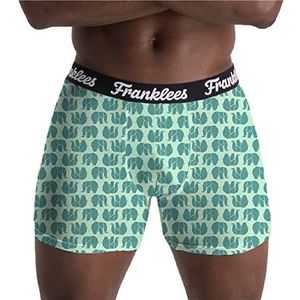 Franklees Boxerslip voor heren Galaxy, Mint Ellies, S