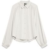 Vero Moda - Vmani LS Shirt WVN GA - Blouse - Wit