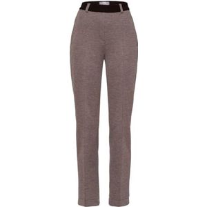 Raphaela by Brax Lillyth Thermo Doppio Mainimal Jersey vrijetijdsbroek voor dames, taupe/grijs, 32W x 32L