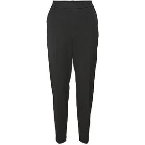 VERO MODA Vmmaya Mr Tapered Solid Pant Noos broek voor dames, zwart, (XS) W x 34L