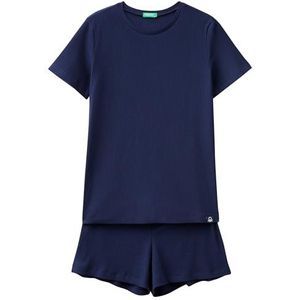United Colors of Benetton Pyjamaset voor dames, Blauw, S